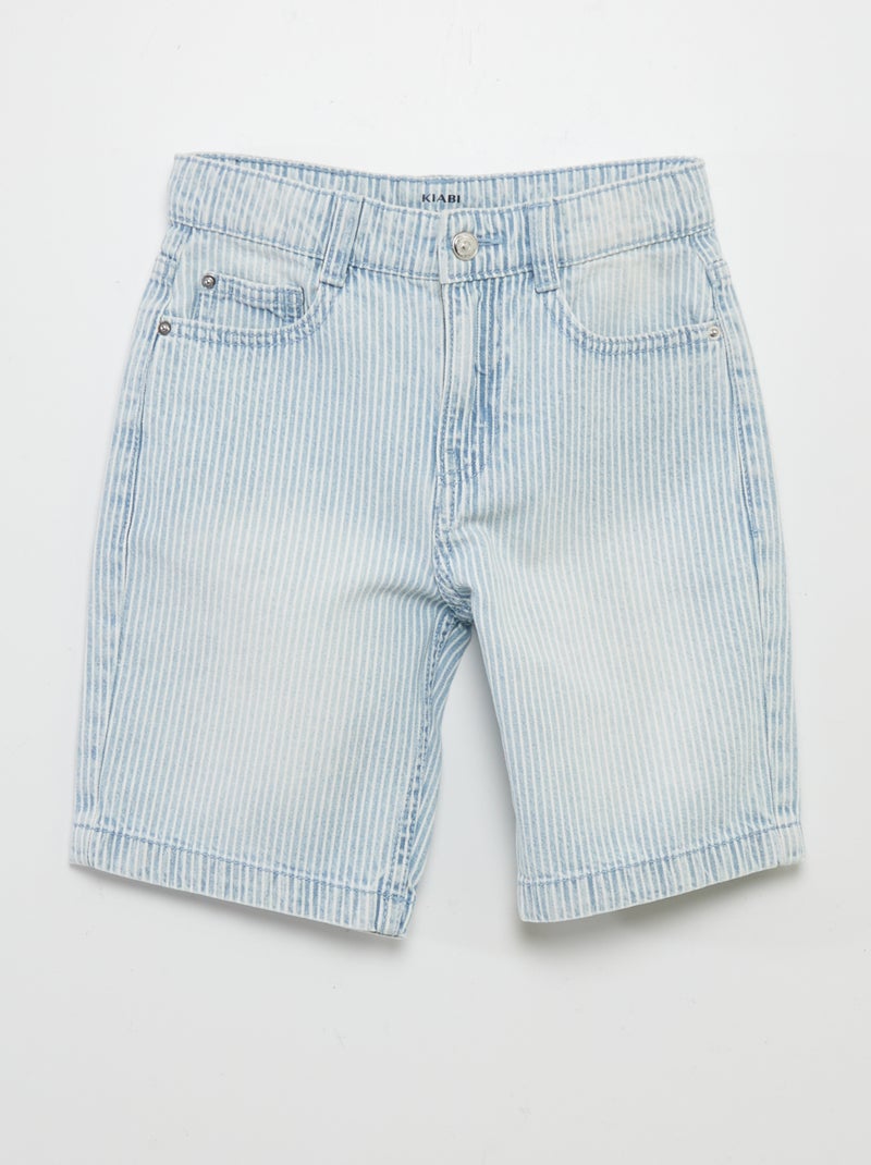 Bermudas vaqueras AZUL - Kiabi