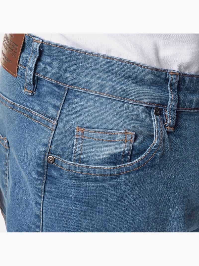 Bermudas vaqueras Azul claro - Kiabi