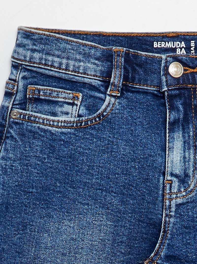 Bermudas vaqueras AZUL - Kiabi
