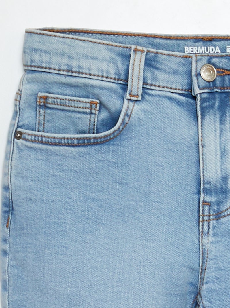 Bermudas vaqueras AZUL - Kiabi
