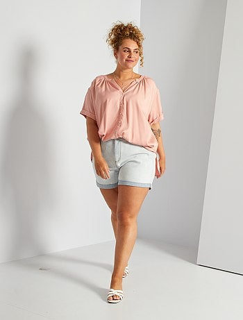 Bermudas vaqueras mujer con descuentos | Kiabi