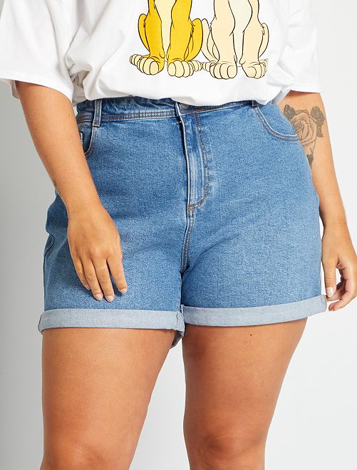 Bermudas vaqueras - AZUL - Kiabi - 18.00€