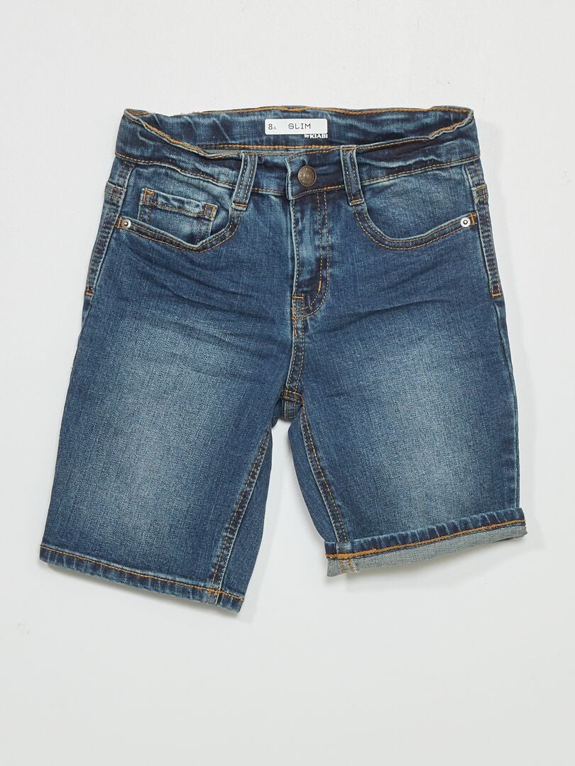 Bermudas vaqueras AZUL - Kiabi