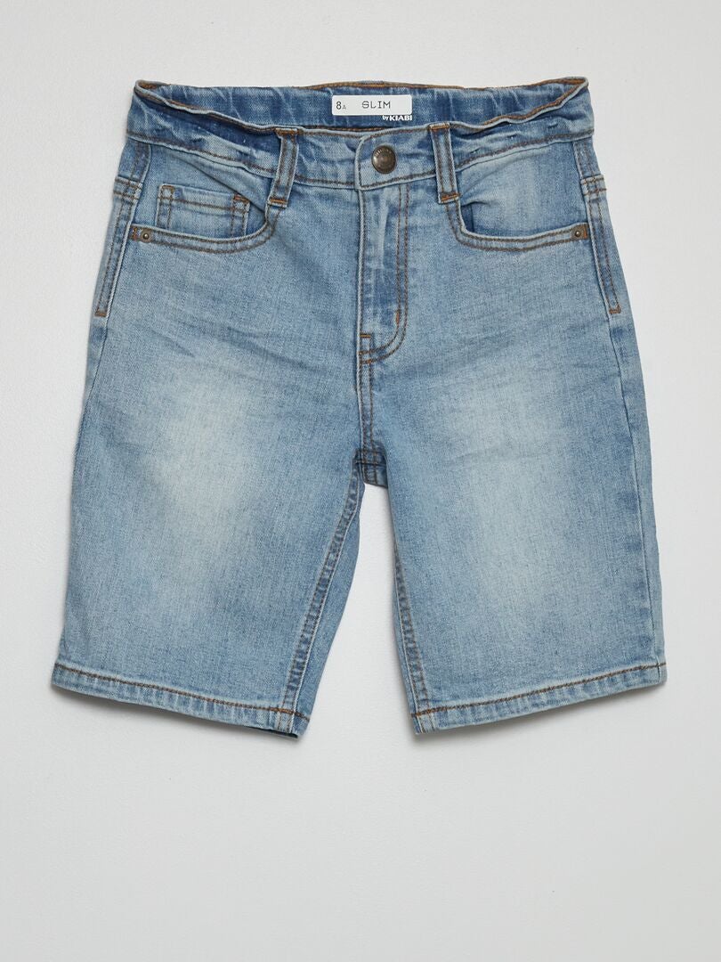Bermudas vaqueras Azul - Kiabi