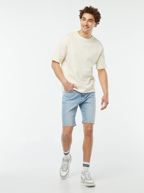 Bermudas vaqueras con 5 bolsillos - Kiabi