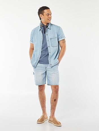 Bermudas vaqueras con bolsillos
