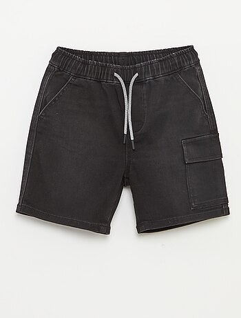 Bermudas vaqueras con cintura elástica