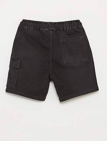 Bermudas vaqueras con cintura elástica