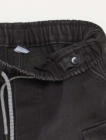 Bermudas vaqueras con cintura elástica