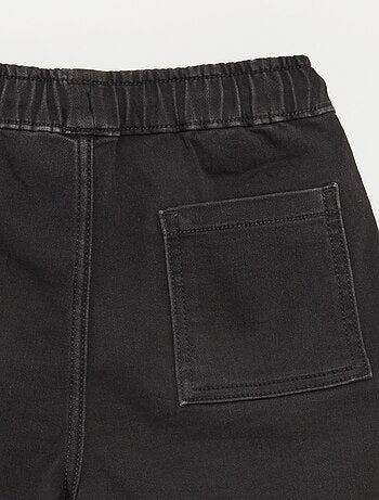 Bermudas vaqueras con cintura elástica