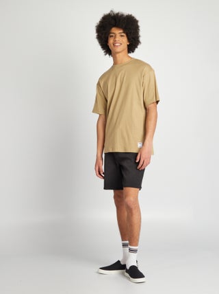 Bermudas vaqueras con cintura elástica