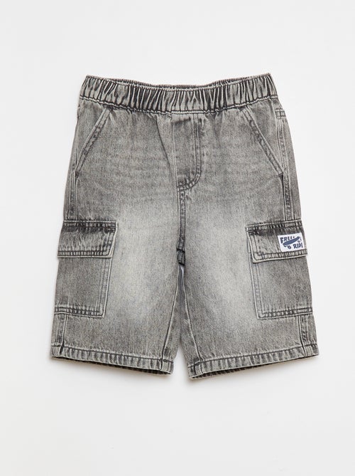 Bermudas vaqueras con múltiples bolsillos - Kiabi
