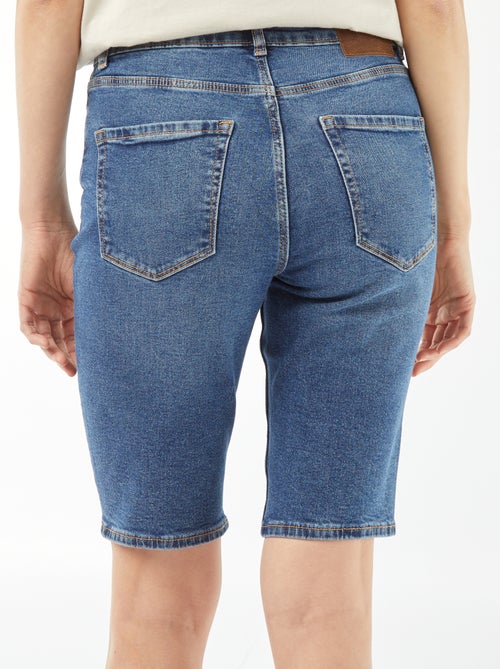 Bermudas vaqueras de tiro alto - Kiabi