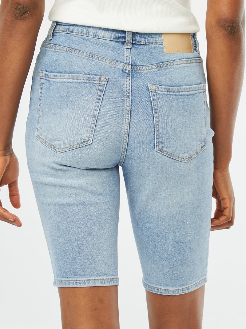 Jeans Bermudas Algodon Mujer Pantalones Cortos Vaqueros Bermudas