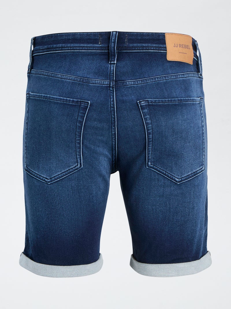 Bermudas vaqueras elásticas 'JJ Rebel' AZUL - Kiabi