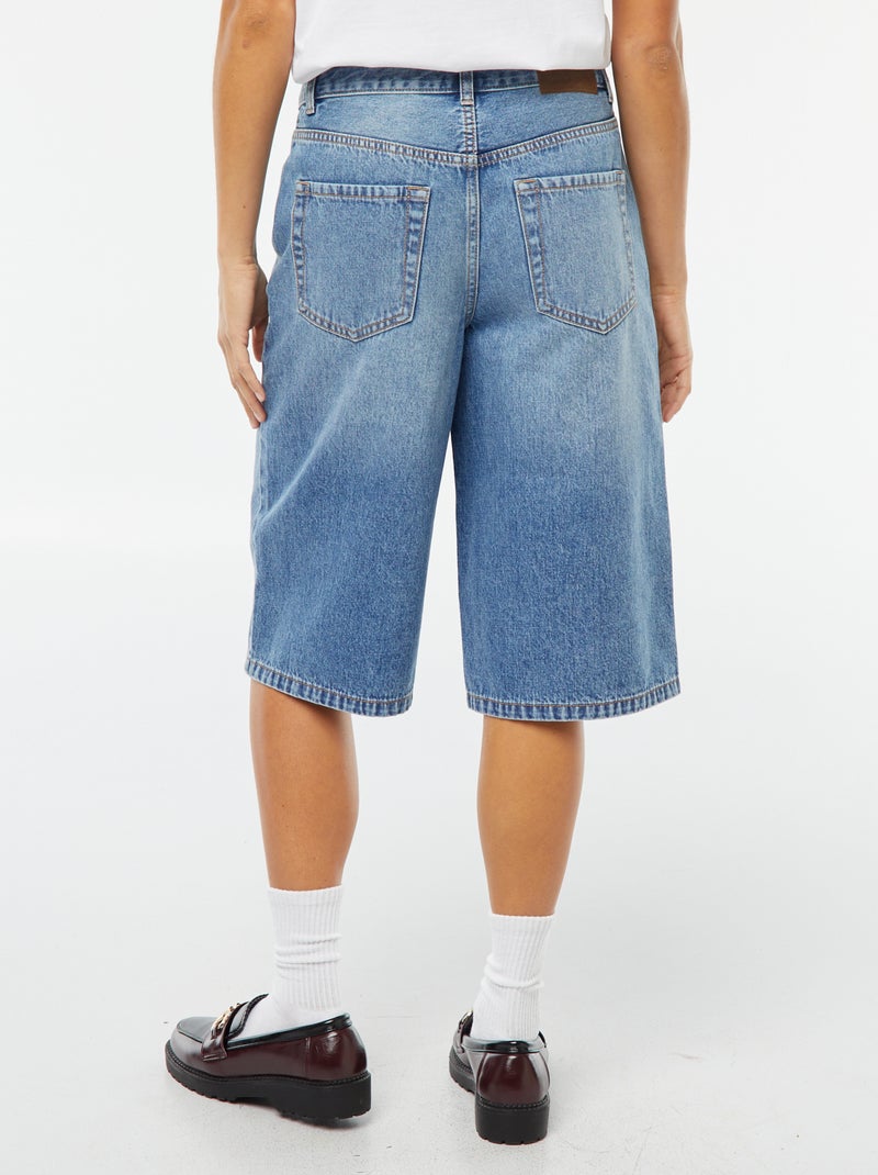 Bermudas vaqueras jort AZUL - Kiabi