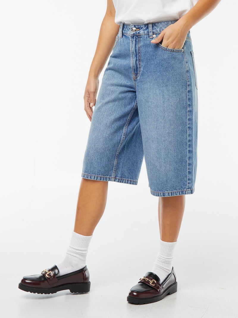 Bermudas vaqueras jort AZUL - Kiabi