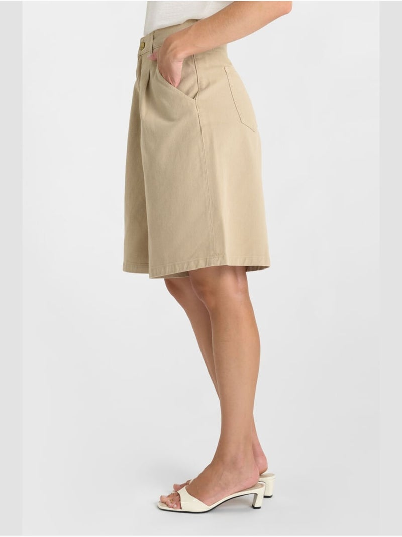 Bermudas vaqueras LOVA Beige - Kiabi