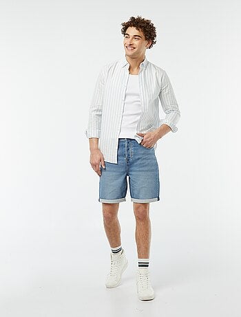 Bermudas vaqueras slim