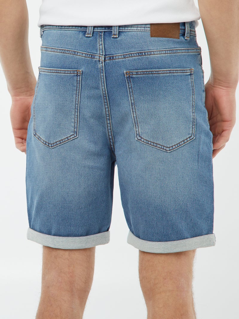 Bermudas vaqueras slim AZUL - Kiabi