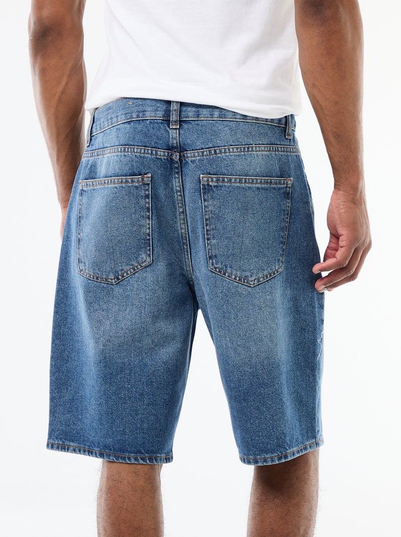 Bermudas vaqueros Azul - Kiabi