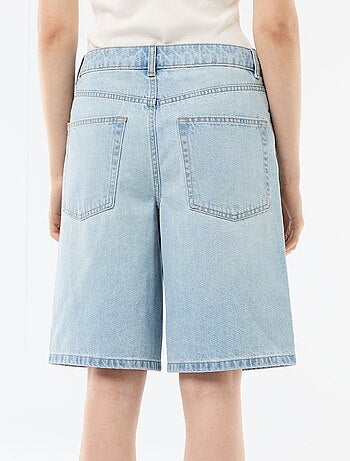 Bermudas vaqueros de tiro alto