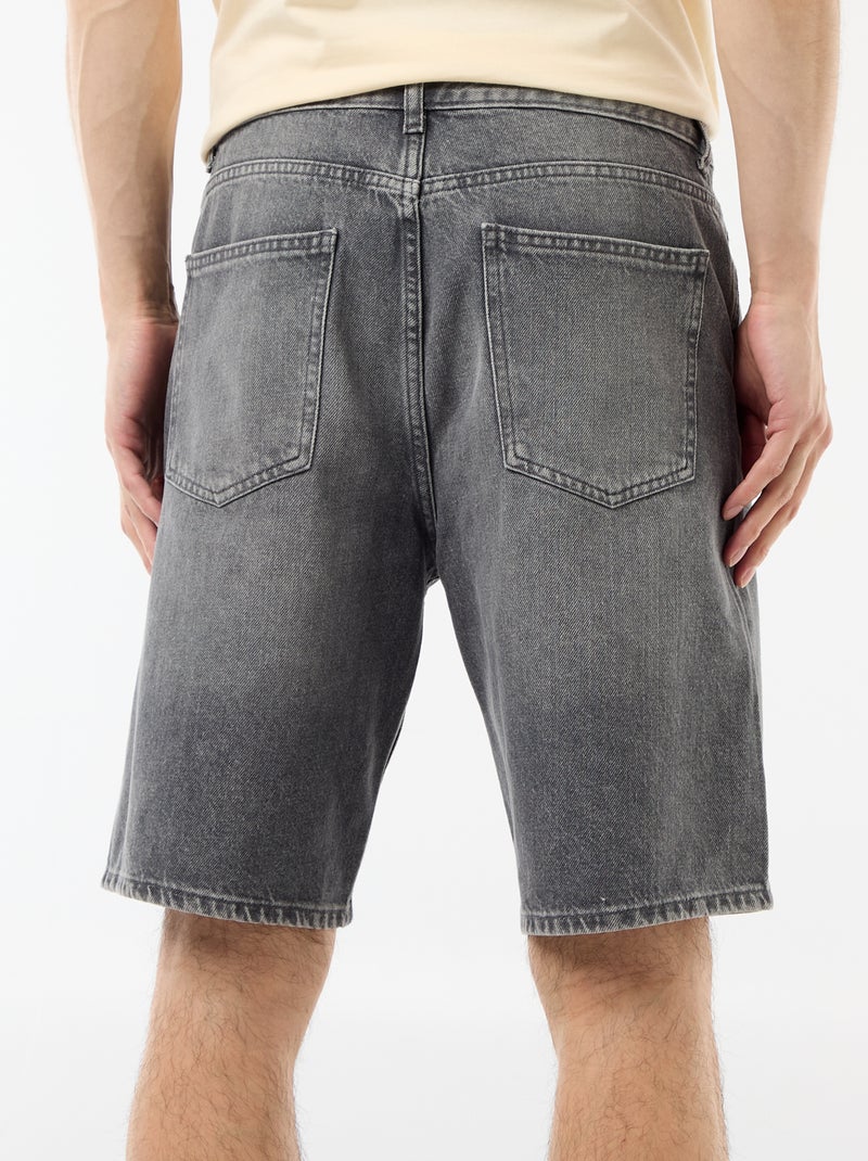 Bermudas vaqueros Gris - Kiabi