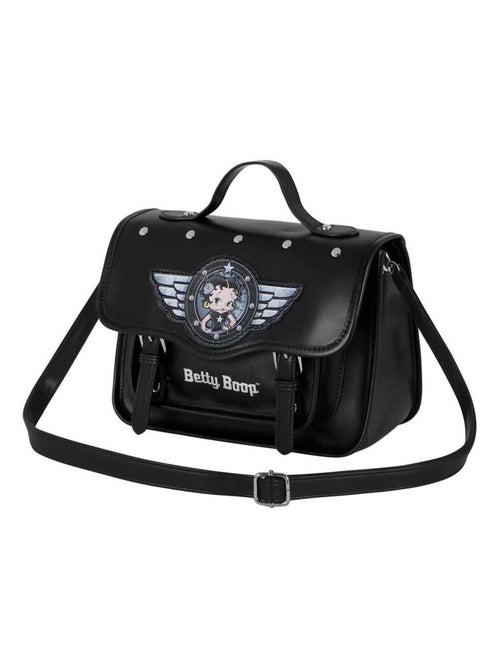 Betty Boop Motor Love Bolso-Mochila Satchel, Negro - Kiabi Betty Boop Motor Love Bolso-Mochila Satchel, Negro - Kiabi