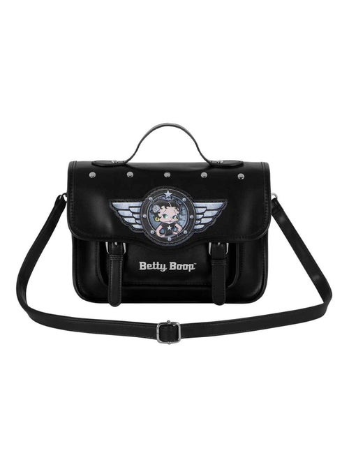Betty Boop Motor Love Bolso-Mochila Satchel, Negro - Kiabi Betty Boop Motor Love Bolso-Mochila Satchel, Negro - Kiabi