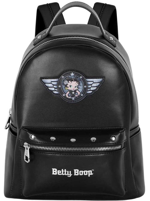 Betty Boop Motor Love Mochila Heady, Negro - Kiabi Betty Boop Motor Love Mochila Heady, Negro - Kiabi