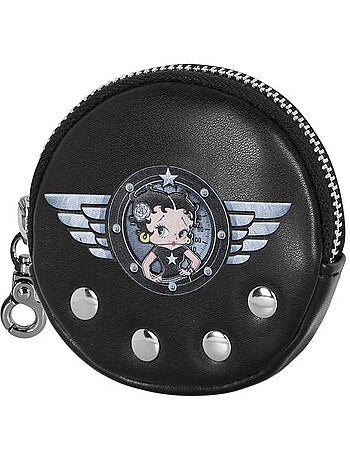 Betty boop motor love monedero cookie, negro