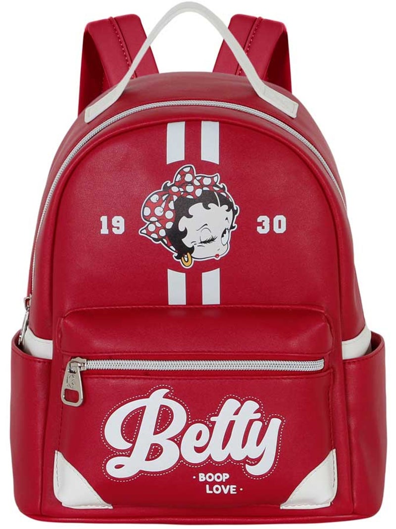 Betty Boop Varsity Mochila Heady, Burdeos Burdeos - Kiabi