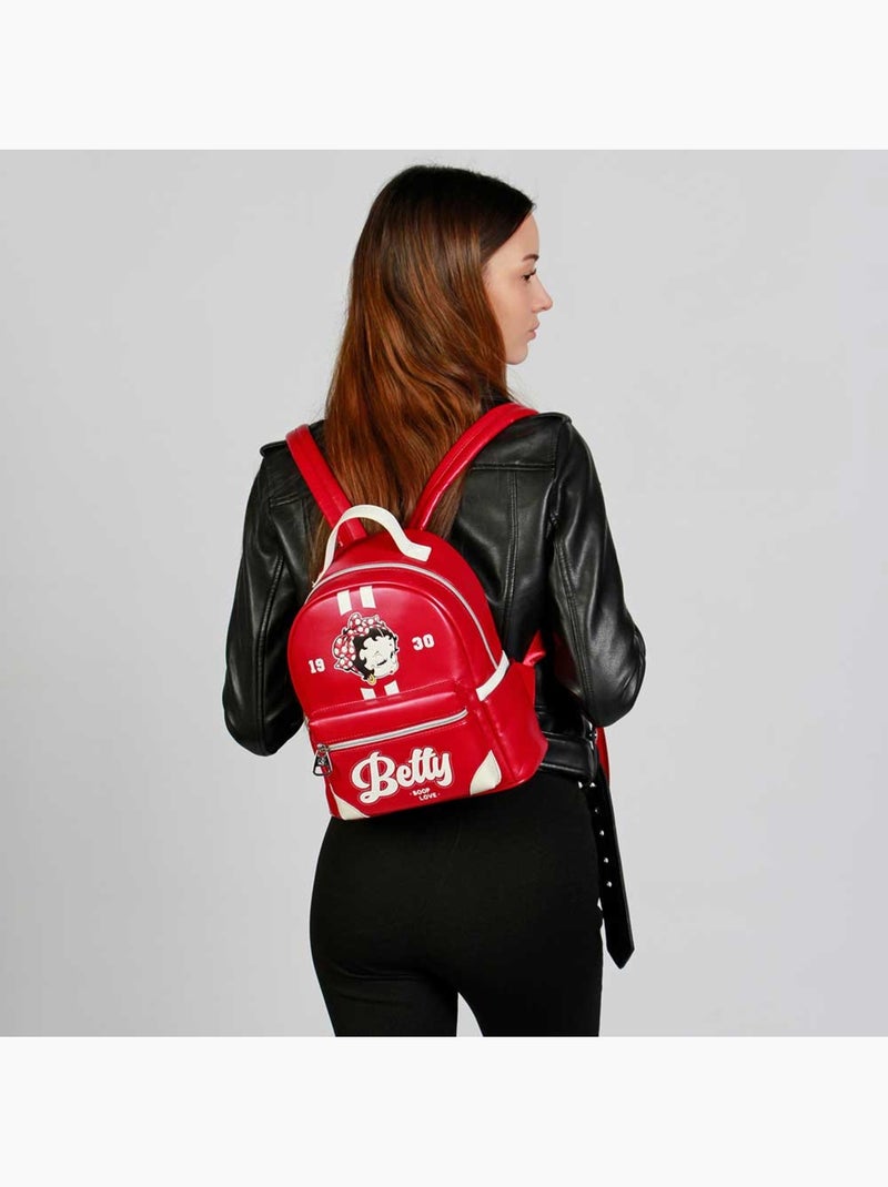 Betty Boop Varsity Mochila Heady, Burdeos Burdeos - Kiabi