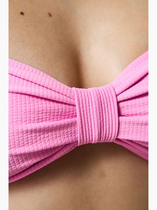 Bia top de bikini palabra de honor con nudo penti - Kiabi Bia top de bikini palabra de honor con nudo penti - Kiabi