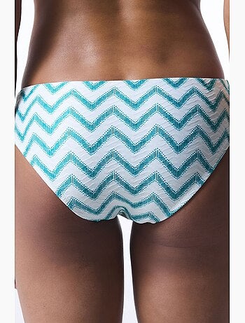 Biana braga de bikini hipster con estampado zigzag penti