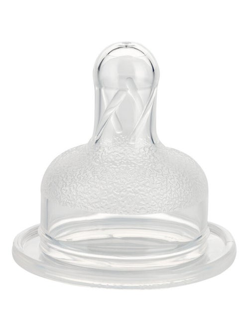 Biberón de vidrio Thermobaby 230 ml sistema anti-cólicos tetina de silicona caudal medio - Kiabi