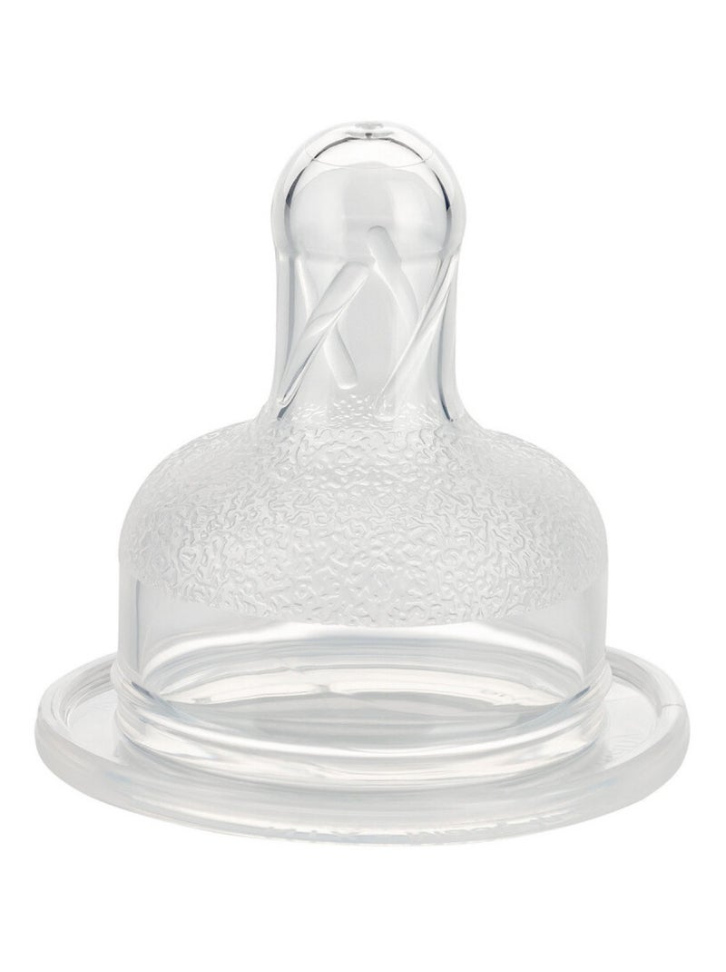 Biberón de vidrio Thermobaby 230 ml sistema anti-cólicos tetina de silicona caudal medio Transparente - Kiabi