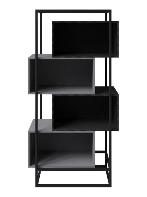 Biblioteca con 4 compartimentos abiertos - estructura metálica 'Roba' - Minecraft - Kiabi