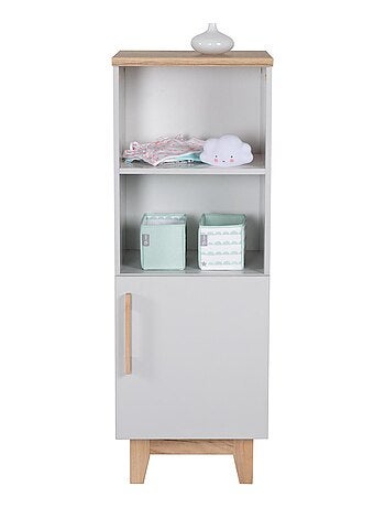 Biblioteca infantil 1 puerta 2 nichos 'Roba caro'