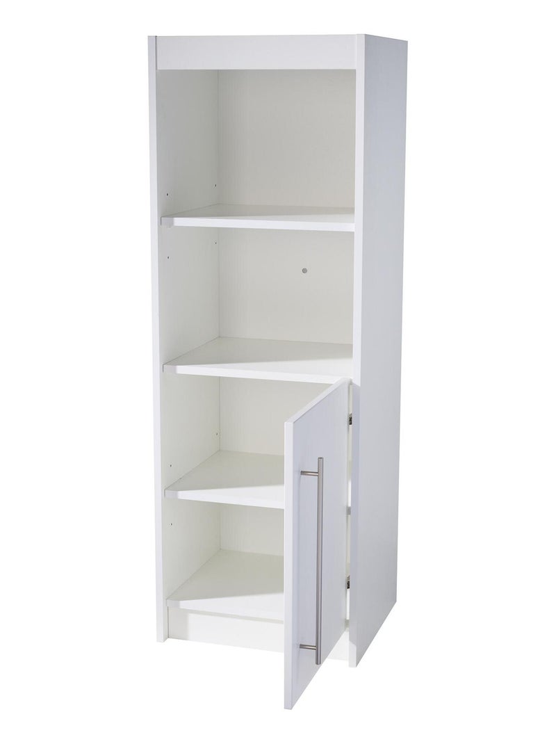 Biblioteca infantil 1 puerta 2 nichos 'Roba maren' Blanco - Kiabi