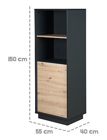 Biblioteca infantil columna 1 puerta 2 nichos 'Roba lenn'