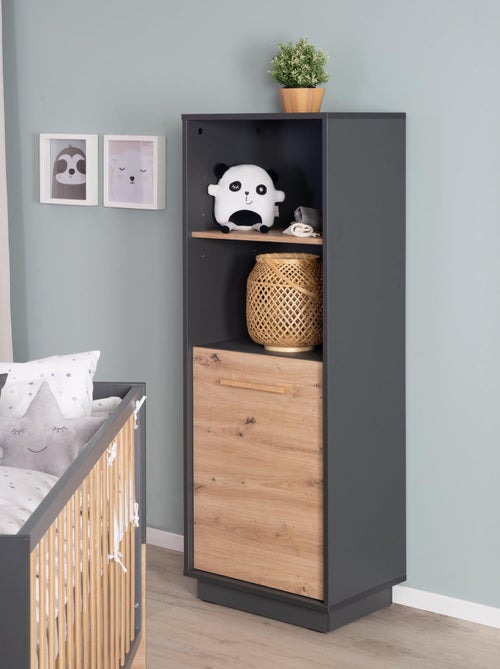 Biblioteca infantil columna 1 puerta 2 nichos 'Roba lenn' - Kiabi