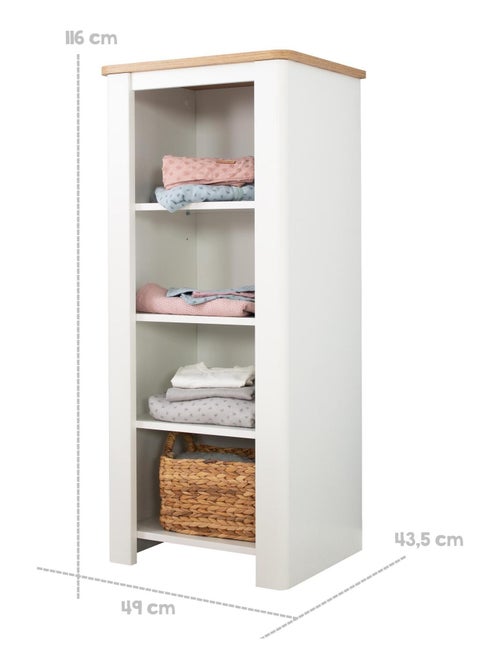 Biblioteca infantil columna 4 nichos 'Roba ava' - Kiabi