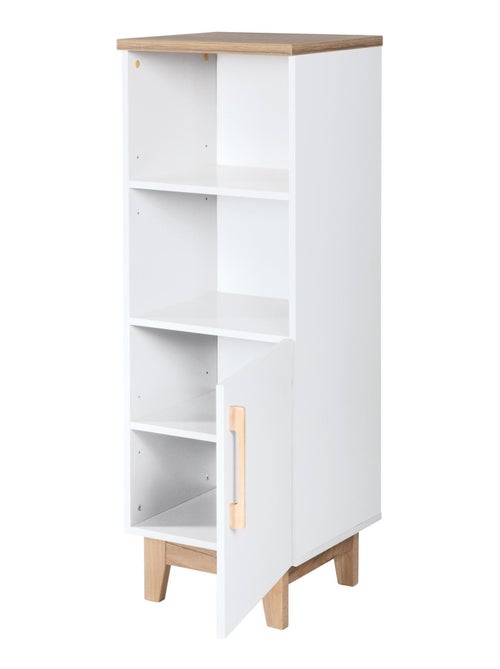 Biblioteca infantil columna con puerta y 2 nichos 'Roba finn' - Kiabi