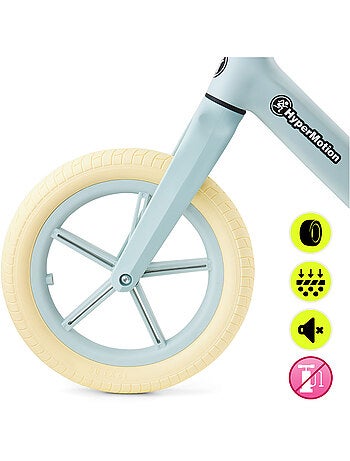 Bicicleta de equilibrio HyperMotion Marcelo verde para niños +18 meses ligera 1,75 kg
