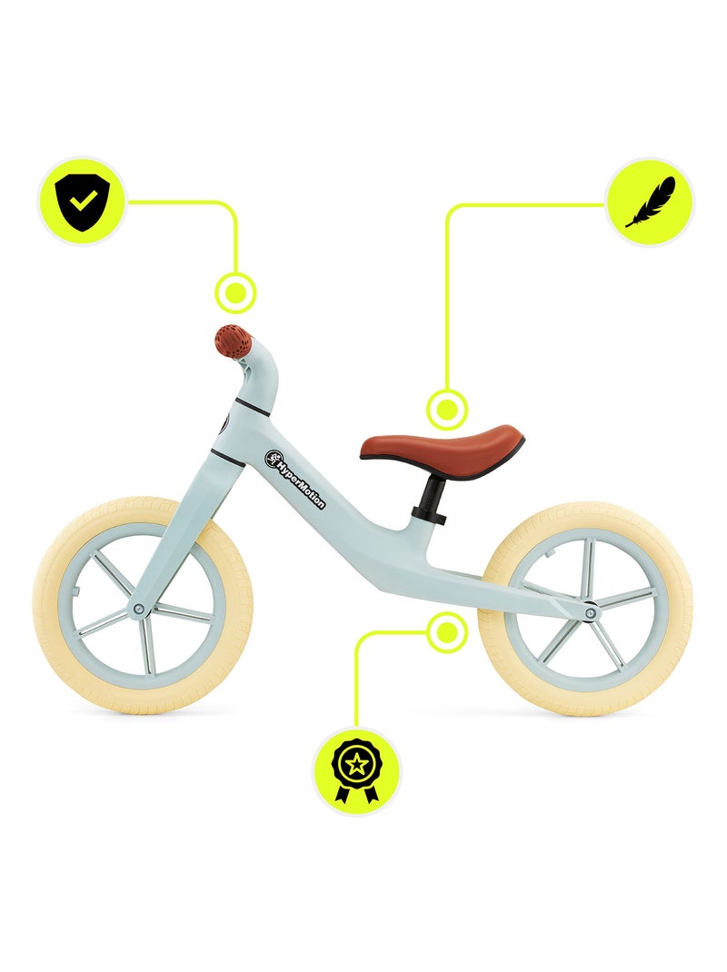 Bicicleta de equilibrio HyperMotion Marcelo verde para niños +18 meses ligera 1,75 kg Verde - Kiabi
