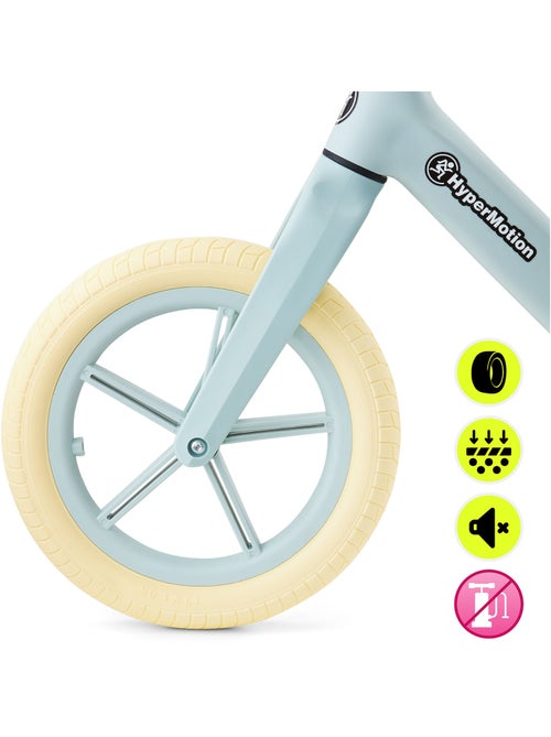 Bicicleta de equilibrio HyperMotion Marcelo verde para niños +18 meses ligera 1,75 kg - Kiabi