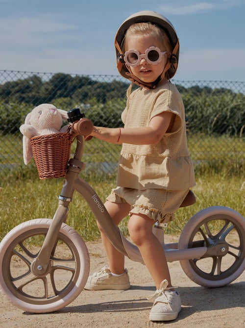 Bicicleta de equilibrio LIONELO Alex Plus - Ligera - Sillín cómodo - Ajustable - Canasta y timbre in - Kiabi