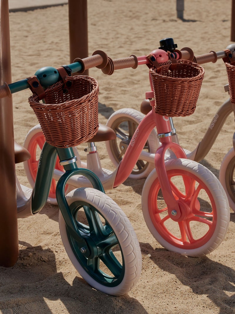 Bicicleta de equilibrio LIONELO Alex Plus - Ligera - Sillín cómodo - Ajustable - Canasta y timbre in Rosa - Kiabi