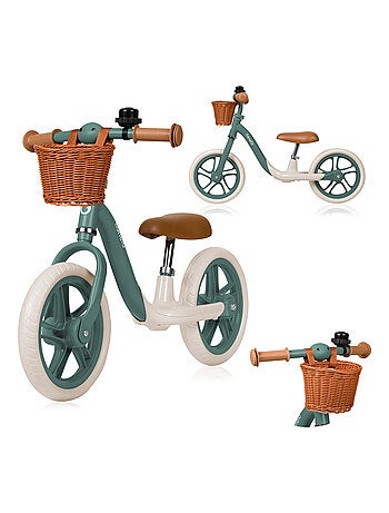 Bicicleta de equilibrio LIONELO Alex Plus - Ligera - Sillín cómodo - Ajustable - Canasta y timbre in